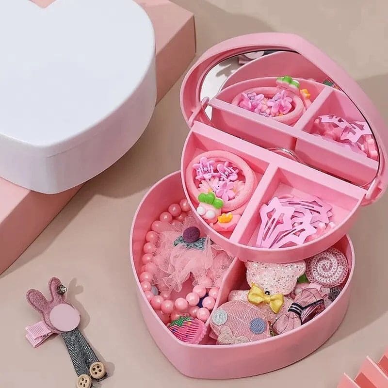 New Heart Shape Jewelry Storage Box